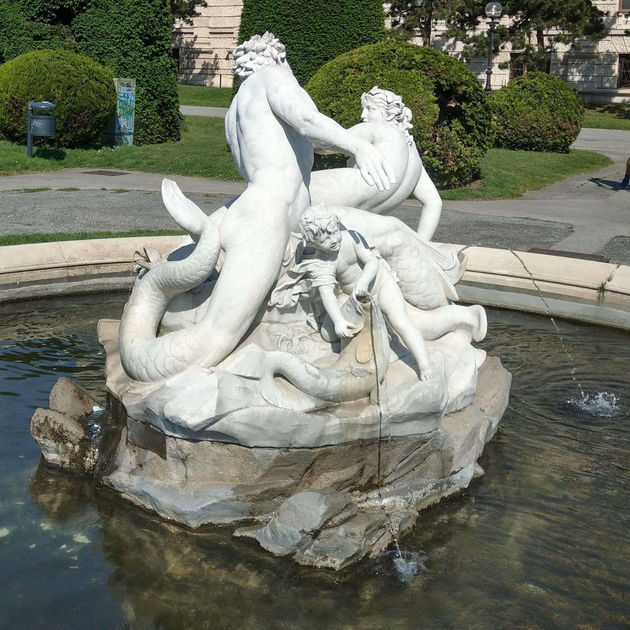 Brunnen im Naturkundemuseum Wien